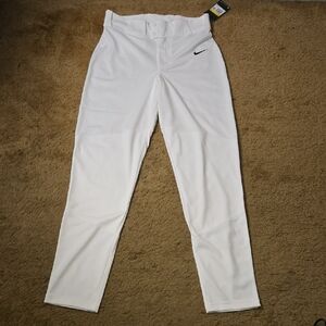 Mens Nike White Baseball Pants